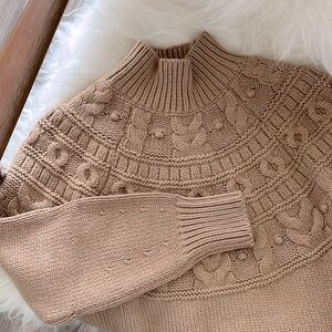 BANANA REPUBLIC Couronne Sweater in New Classic Camel